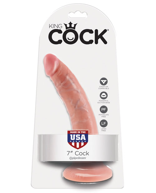 King Cock 7&quot; Cock - Flesh