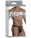 Male Power Bong Clip Thong Black L/XL