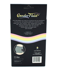 Gender Fluid 5&quot; Equipped Soft Packer - Dark Brown