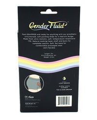 Gender Fluid 5&quot; Equipped Soft Packer - Light Brown
