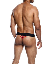 Male Basics Neon Thong Red XL
