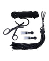 Sportsheets Tied & Twisted Bondage Set - Black