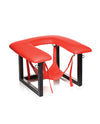 Master Series Face Rider Queening Chair - Black/Red Drop Ship Only Freight $32