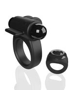 Screaming O Switch Remote Controlled Vibrating Ring - Black