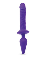 Together Double Pleasure 11 & Double-Ended Dildo & Butt Plug - Purple