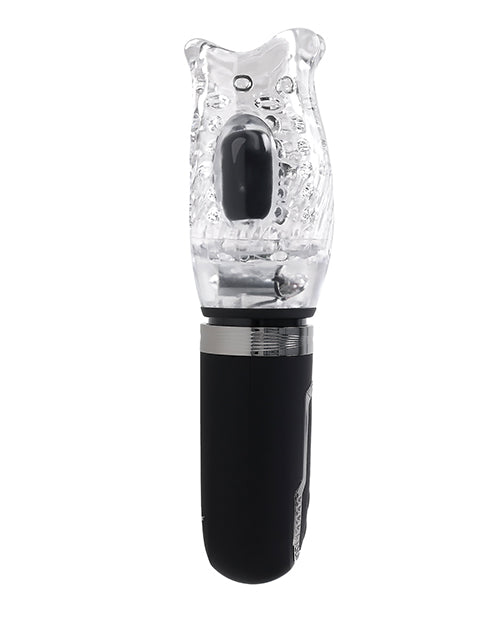 Zero Tolerance Thrill Ride Rechargeable Stroker - Black/Clear