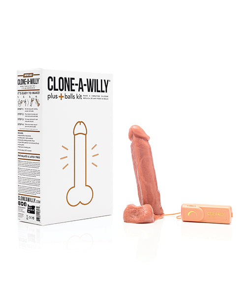 Clone-A-Willy Plus+ Balls Kit - Medium Skin Tone