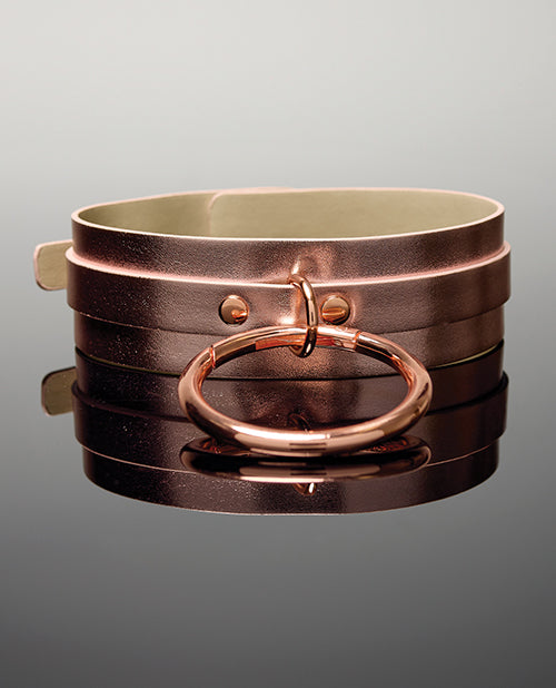 Pleasure Collection Adjustable Collar - Rose Gold