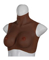 XX-DREAMTOYS Ultra Realistic D Cup Breast Form Medium - Black