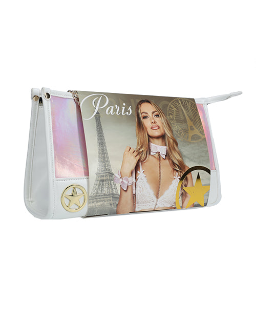 Shots Ouch! Paris Collection Bondage Kit w/Bag - Pink