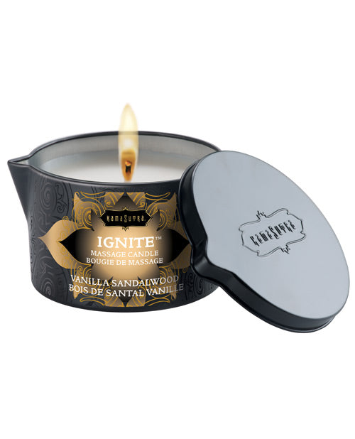 Kama Sutra Ignite Massage Soy Candle - Vanilla Sandalwood