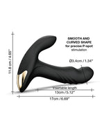 Dorcel P-Joy Double Action Prostate Massager - Black