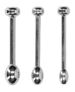 Shots Ouch Urethral Sounding Metal Plug Set - 49/50mm