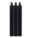 Japanese Drip Candles - Pack of 3 Black