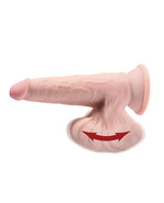 King Cock Plus 6 & Triple Density Cock w/Swinging Balls - Ivory