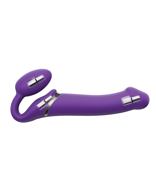 Strap On Me Vibrating Bendable Strapless Strap On Xlarge - Purple