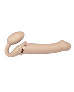 Strap On Me Vibrating Bendable Strapless Strap On Large - Vanilla