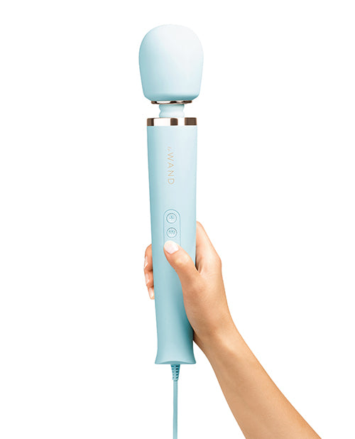 Le Wand Powerful Plug-In Vibrating Massager - Sky Blue