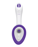 Bloom Intimate Body Automatic Vibrating Rechargeable Pump - Purple/White