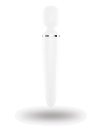 Satisfyer Wand-er Woman - White/Chrome