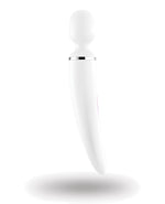 Satisfyer Wand-er Woman - White/Chrome