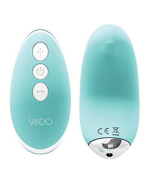 VeDO Niki Rechargeable Panty Vibe - Tease Me Turquoise