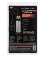 Master Gauge Penis Pump - Clear