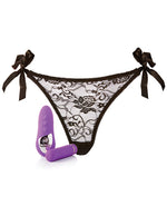 Nu Sensuelle Pleasure Panty Bullet w/Remote Control 15 Function - Purple