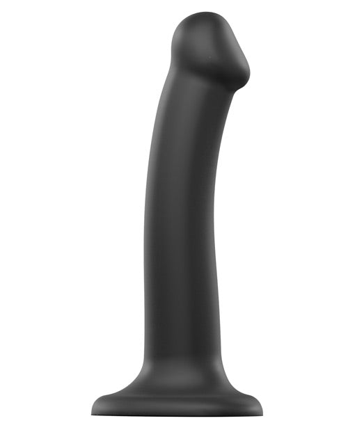 Strap On Me Silicone Bendable Dildo Medium - Black