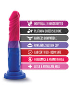 Blush Avant P8 Bisexual Pride Dildo - Love