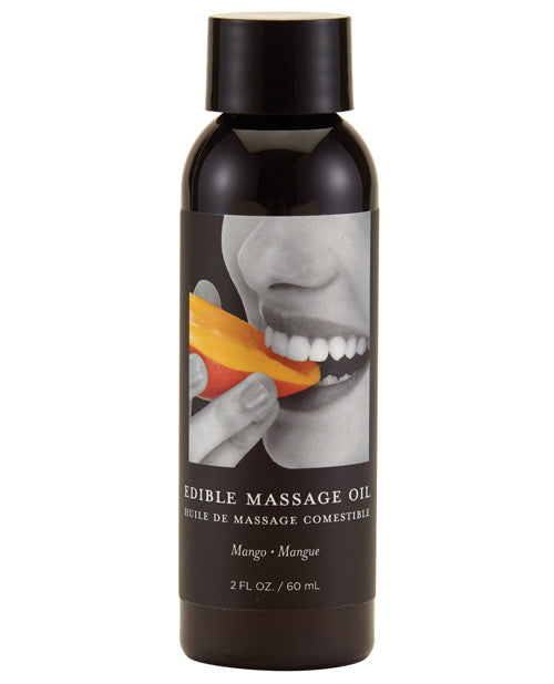 Earthly Body Edible Massage Oil - 2 oz Mango