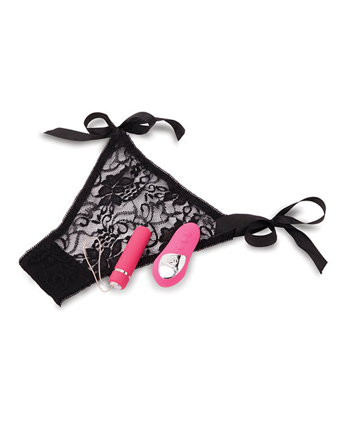 Nu Sensuelle Pleasure Panty Bullet w/Remote Control 15 Function - Pink