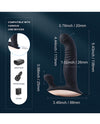 Royal Thrusting Vibrating Prostate & Perineum Massager - Black