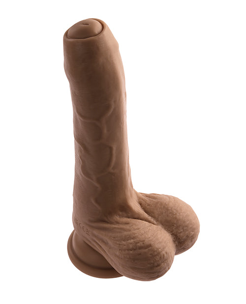 Evolved Peek A Boo Vibrating Dildo - Dark