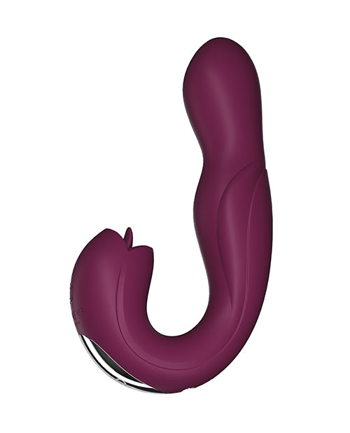 Joi Pro Rotating Head G-Spot Vibrator &amp; Clit Licker w/Remote - Purple