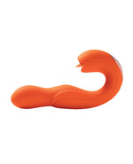 Joi Pro Rotating Head G-Spot Vibrator & Clit Licker w/Remote - Orange