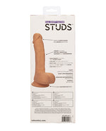 Studs Dual Density Silicone 6.25 & Dildo - Ivory