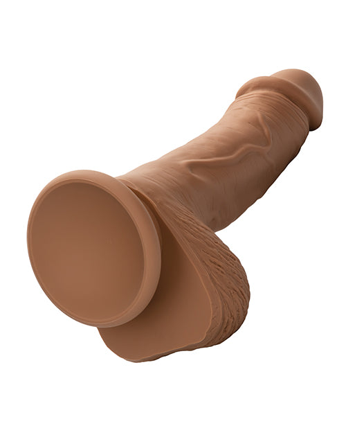 Studs Dual Density Silicone 5; Dildo - Brown