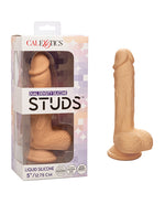 Studs Dual Density Silicone 5; Dildo - Ivory