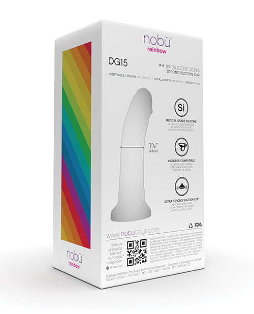 Nobu Rainbow 8; Dildo w/Suction Cup - Cosmic