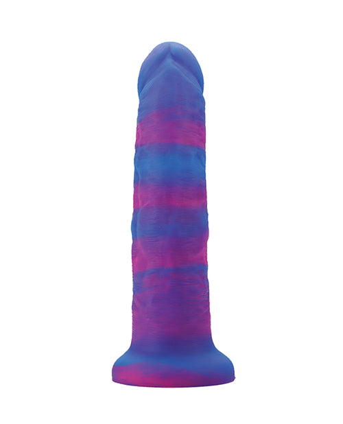 Nobu Rainbow 8; Dildo w/Suction Cup - Cosmic