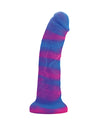 Nobu Rainbow 8; Dildo w/Suction Cup - Cosmic