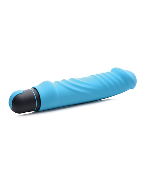 Bang! XL Bullet & Ribbed Silicone Sleeve - Blue