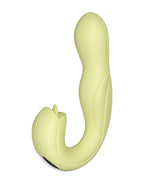 Joi Rotating Head G-Spot Vibrator &amp; Clit Licker - Yellow