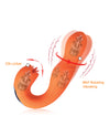 Joi Rotating Head G-Spot Vibrator &amp; Clit Licker - Orange