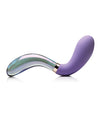 Prisms Vibra-Glass 10x Dual Ended Wavy Silicone/Glass Vibrator - Pari