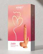 Justin 6.5; Silicone Thrusting Dildo Licker