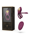 ZALO Bayek Vibrating Couples Ring w/Remote - Velvet Purple