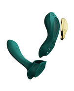 ZALO Aya Wearable Vibrator w/Remote - Turquoise Green