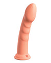 Dillio Platinum 8; Super Eight Silicone Dildo - Peach